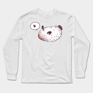 Jorunna parvae - bunny snail Long Sleeve T-Shirt